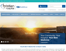 Tablet Screenshot of christianhospital.org